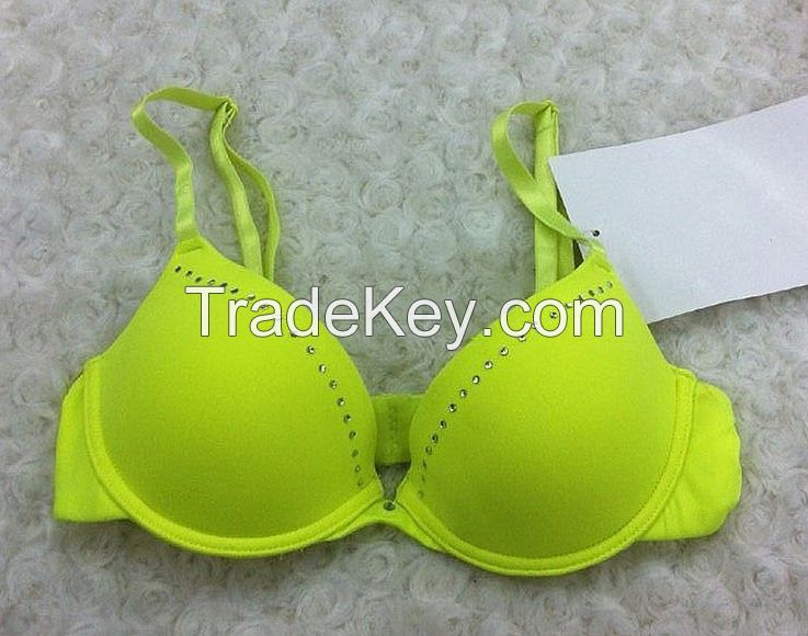 yellow cute ladies bra