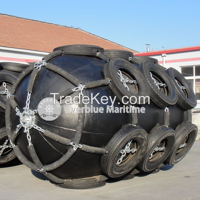 Dia2.5m*L5m Inflatable pneumatic rubber fenders for ship