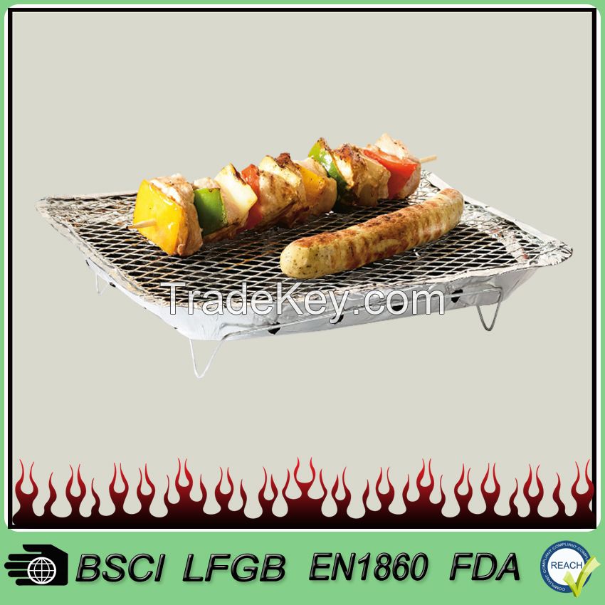 Hot selling one time use barbecue grill