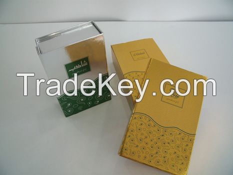 Mirror Golden & Silver Foil Paper Handmade Box