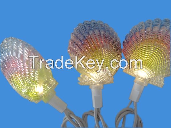 UL 120V PVC wire LED light string with shell cover