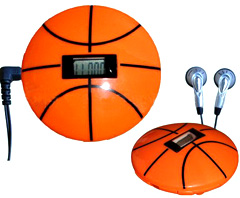 Basketball Pedometer with Radio