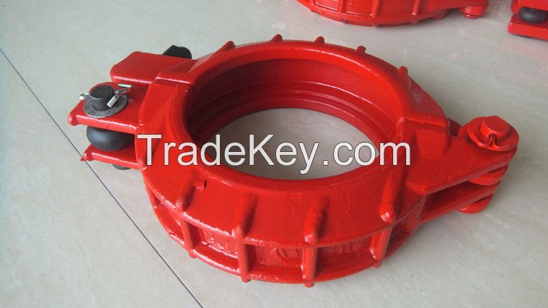 forged DN125 concrete pump pipe clamp coupling from Chinese manufacturer