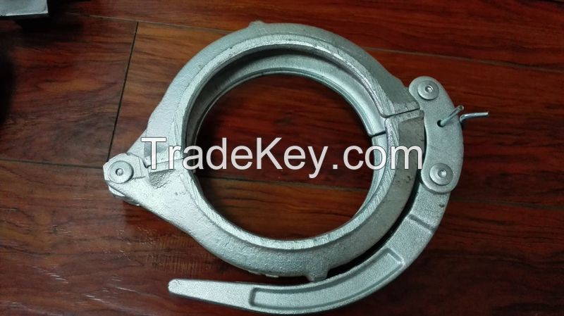 forged DN125 concrete pump pipe clamp coupling from Chinese manufacturer