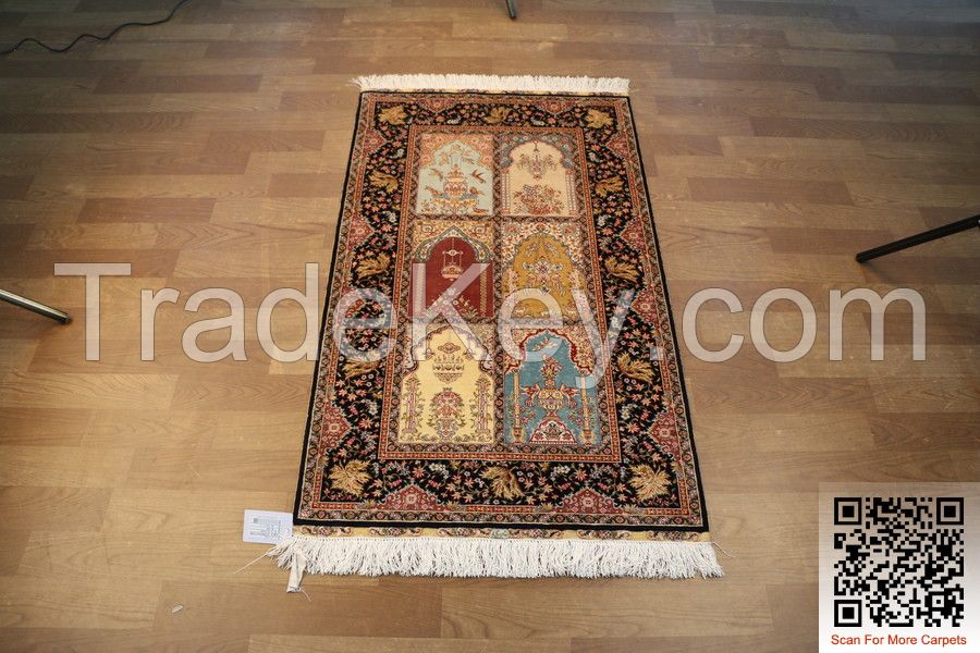 260L customers like handmade silk carpets