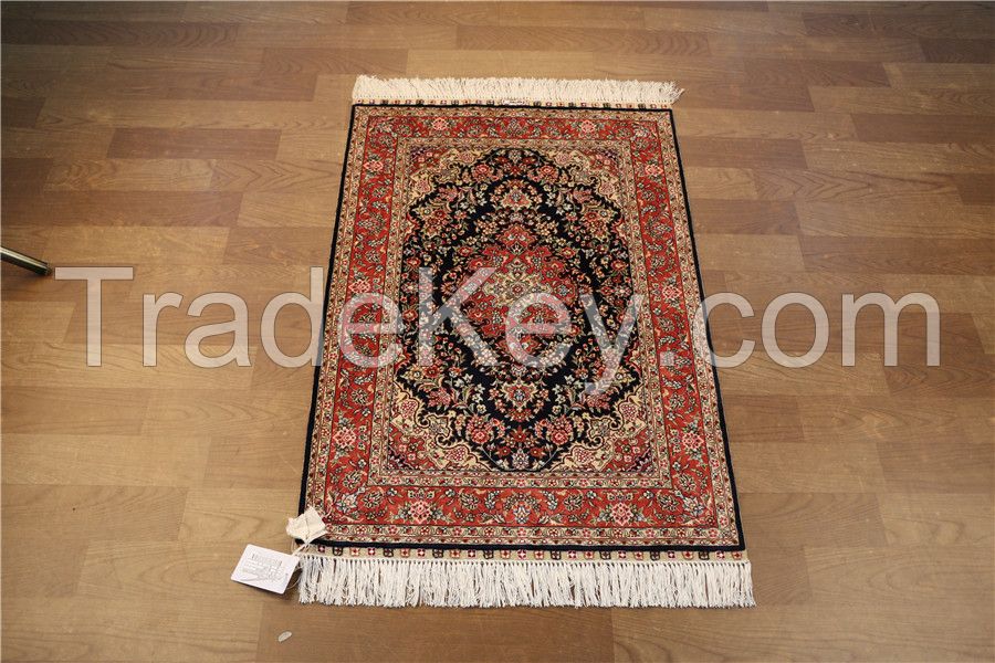 luxury royal large carpet handmade wool silk carpet persian wool carpet