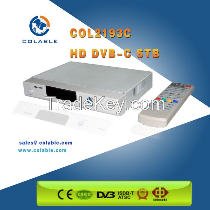 catv system HD DVB-C Cable TV Set Top Box