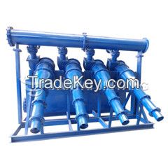 Efficient dewatering hydrocyclone