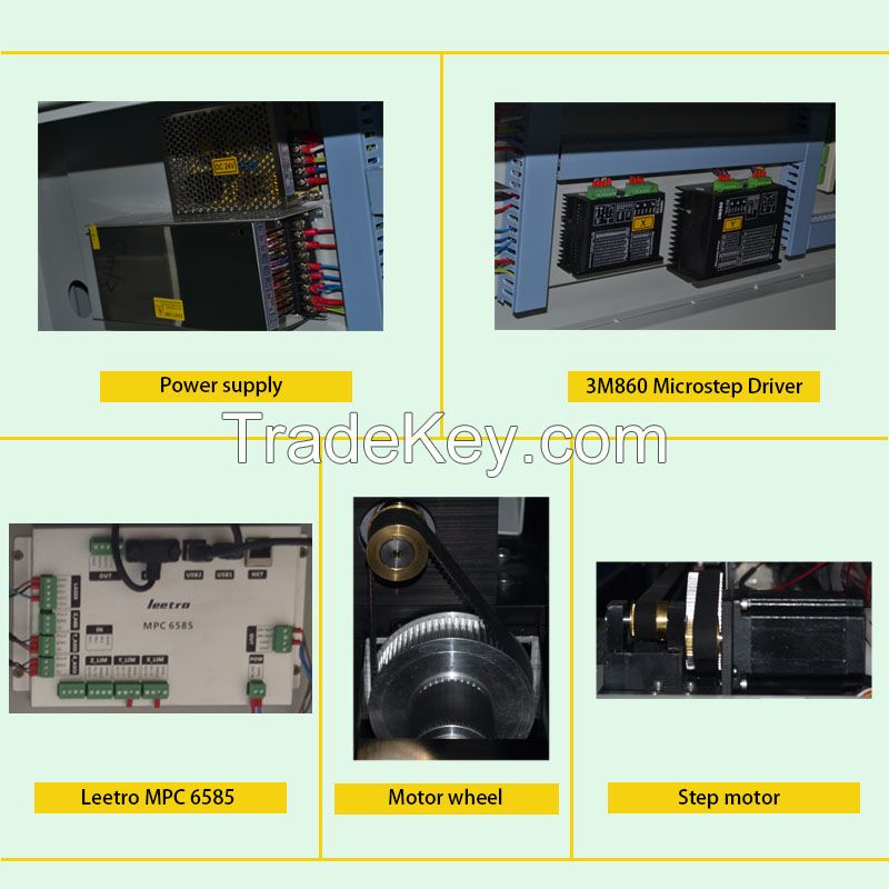 1,300 x 2,500mm Laser Cutter, Used in Advertising Industry and Leather Products