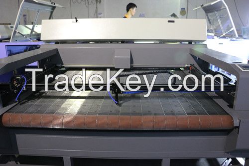 Clothing fabric laser cutting machine, laser cutting machine for leather