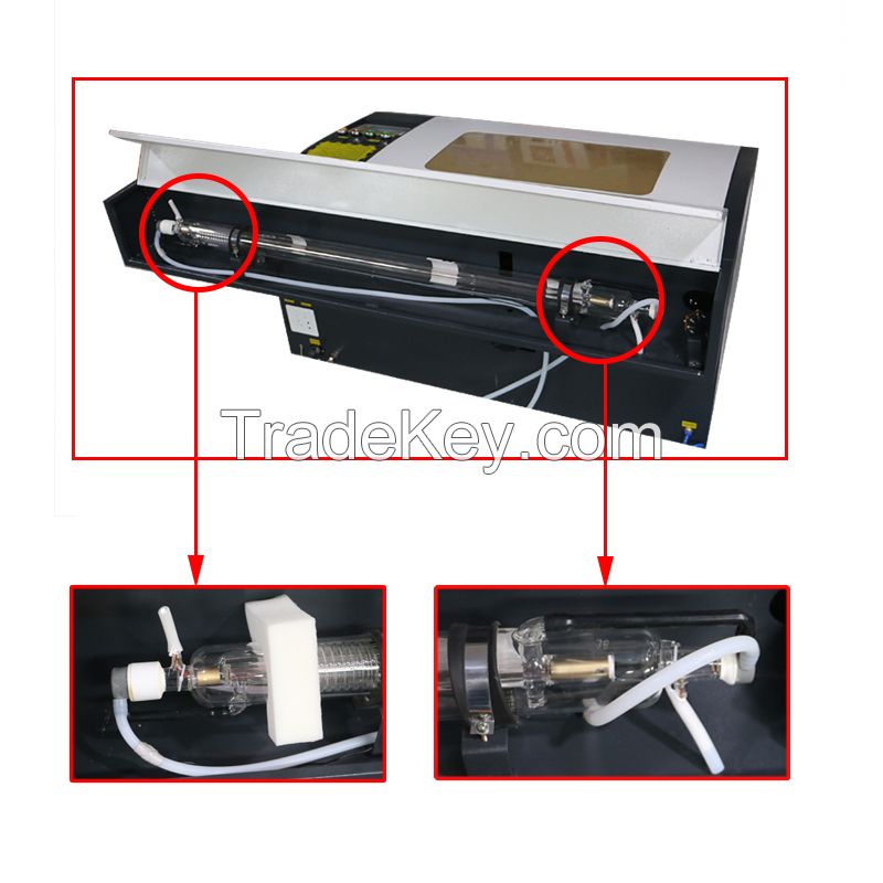 Leather engraving machine, co2 laser engraver for silicone bracelet, 400*600mm