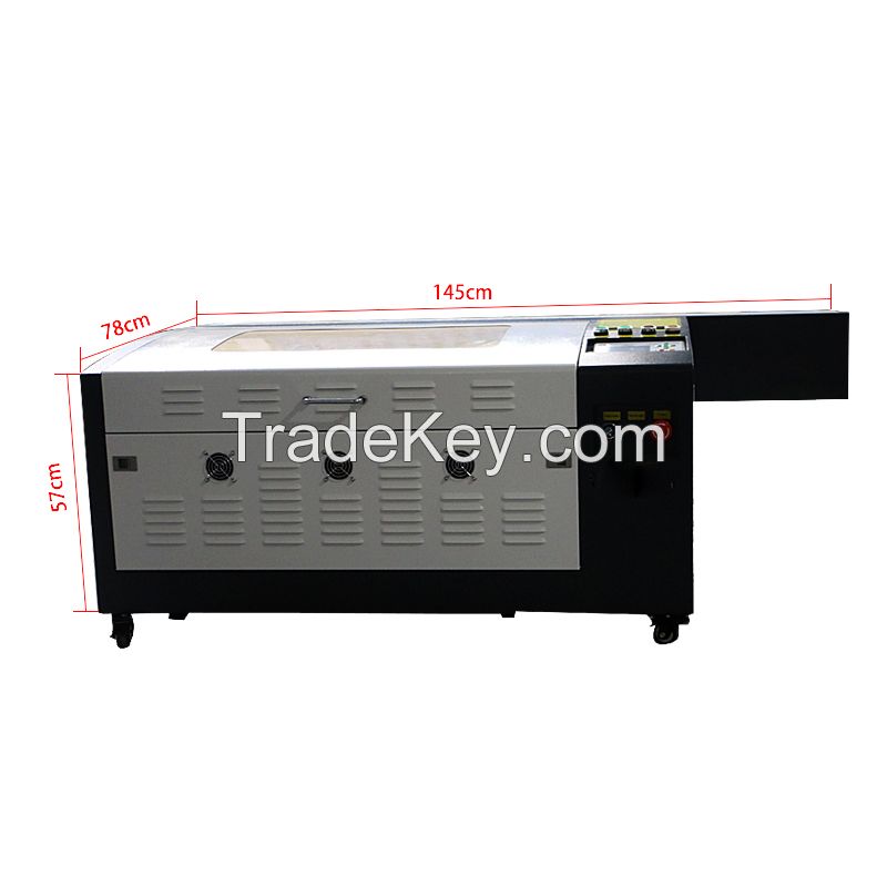 Leather engraving machine, co2 laser engraver for silicone bracelet, 400*600mm