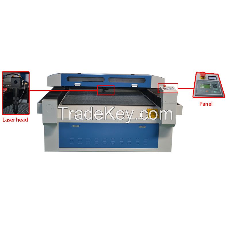 1,300 x 2,500mm Laser Cutter, Used in Advertising Industry and Leather Products
