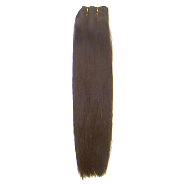 silky straight human hair weaving