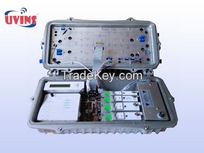 Outdoor Optical Node Workstation with Redundancy with Return Path