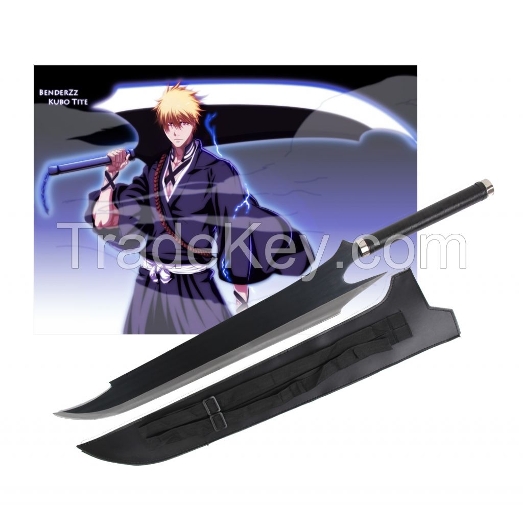 BLEACH, Ichigo&#039;s Zanpakuto, Zangetsu, cosplay anime sword