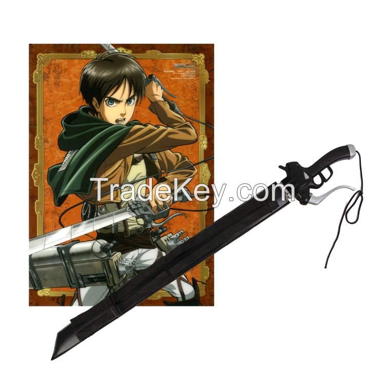 Attack on Titan, Eren J  -ger, 3D mobile device, sword, for cosplay