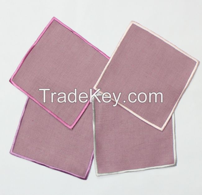 Color Border Embroidered Napkin