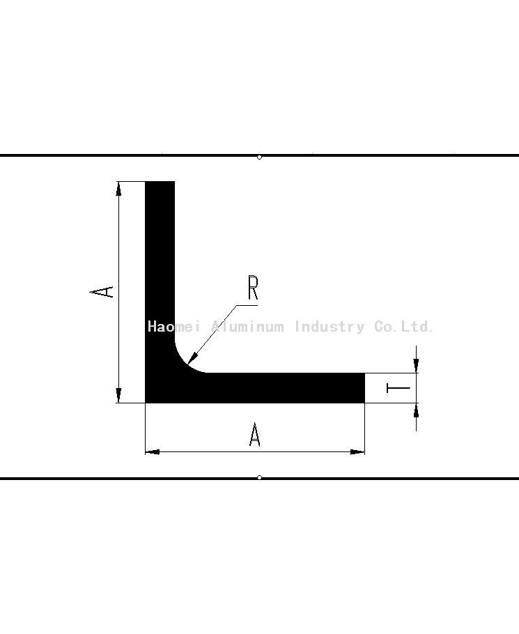 Aluminium Profiles Equilateral(Round)