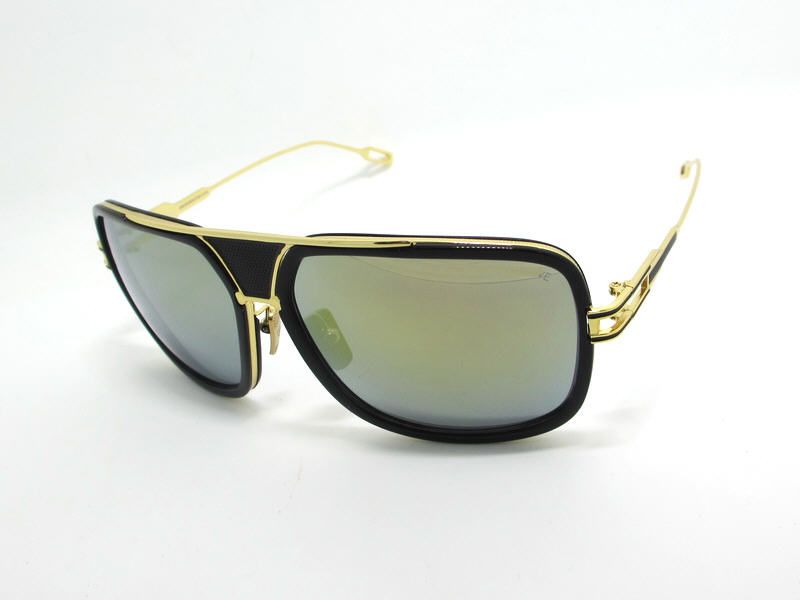 Acetate inlay metal designer aviator sunglasses