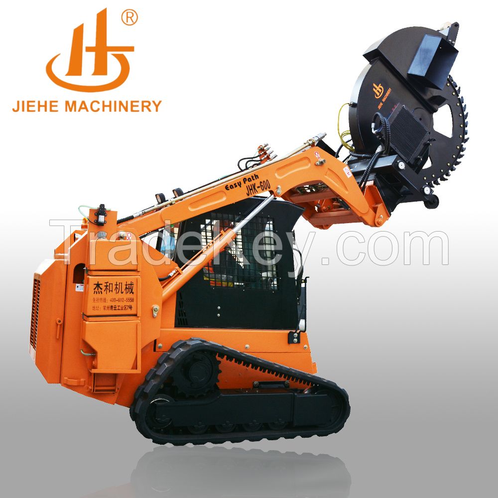 concrete asphalt chainsaw trencher,micro trenching machine/trench digger with 150HP Engine(JHK-600)