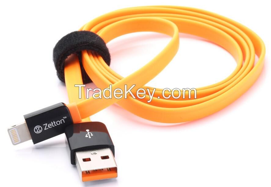 Lightning Flat Cable for iphone  to charge and data transmission