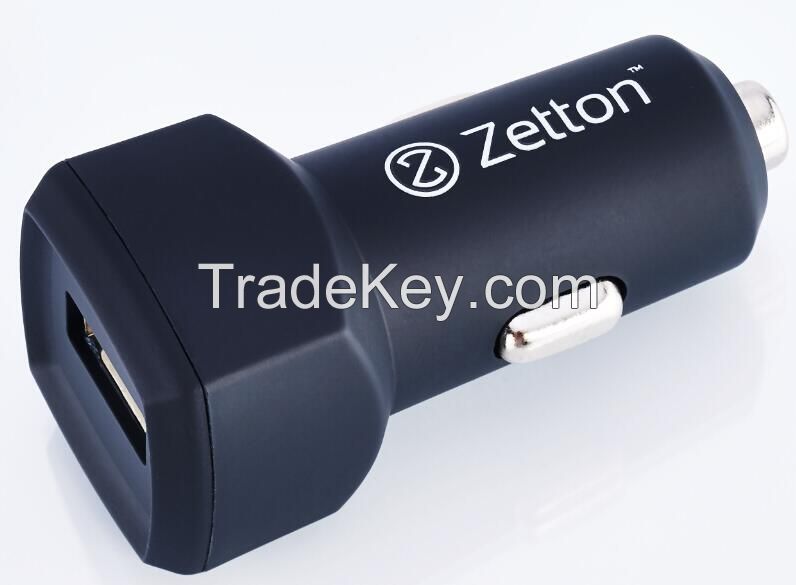 mini soft touch In-Car charger 1A + 1USB for charging