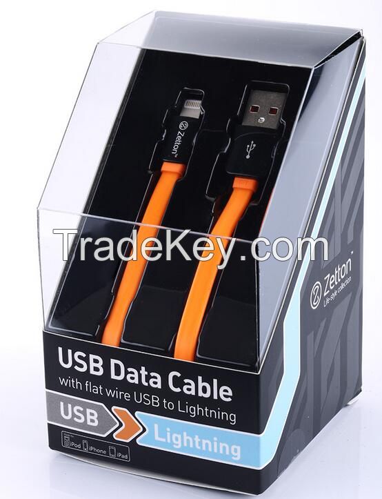 Lightning Flat Cable for iphone  to charge and data transmission