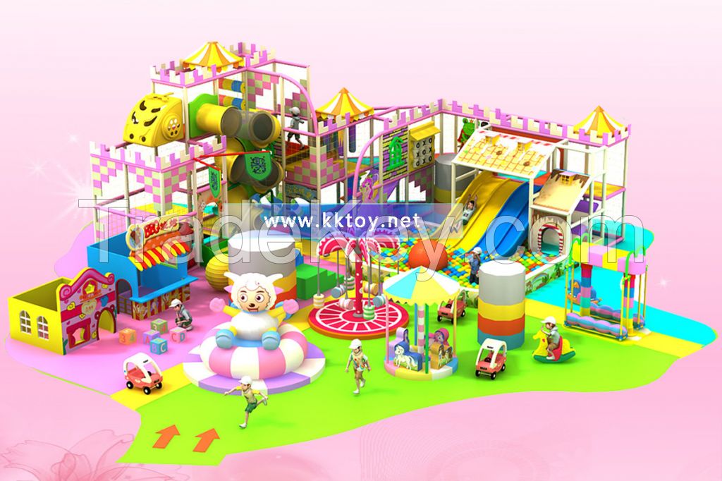 Kids safe indoor playground equipment design sale