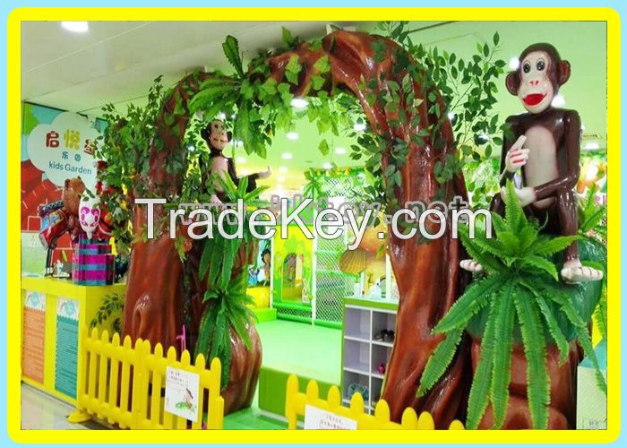 Kids safe indoor playground equipment design sale