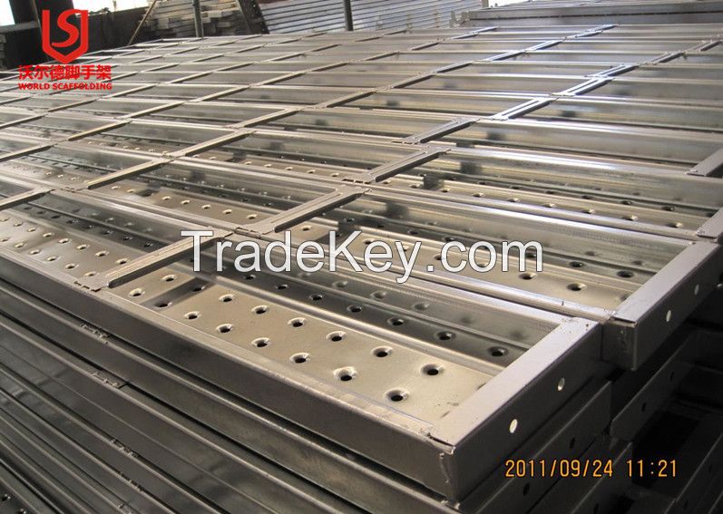 World Scaffold Plank Steel Scaffolding Walk Boards for construction