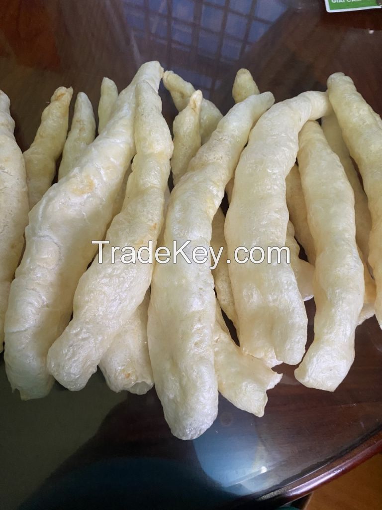 FRIED FISH MAW- TUBE SHAPE