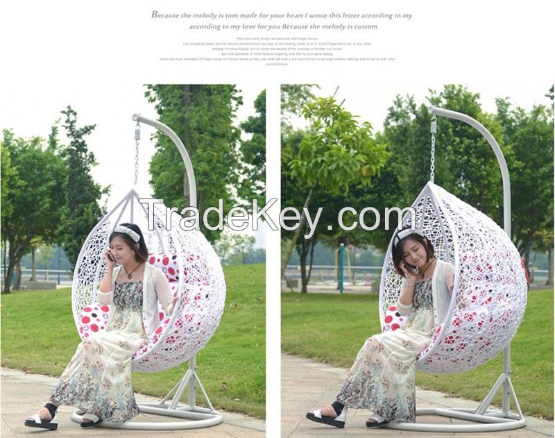 2015 English style garden furniture swing chair egg pod chair