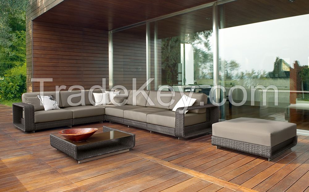 Contemporary furniture outdoor garden used fabrique sofa set