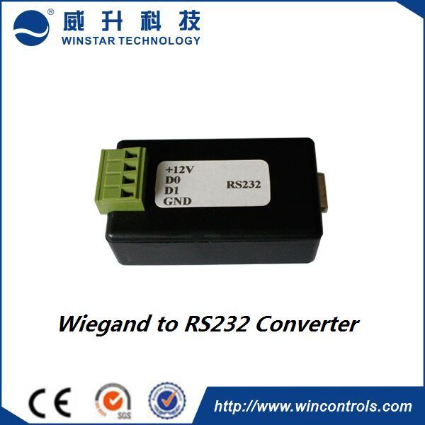 WINSTAR Wiegand26/34 to RS232 Converter for door access control system