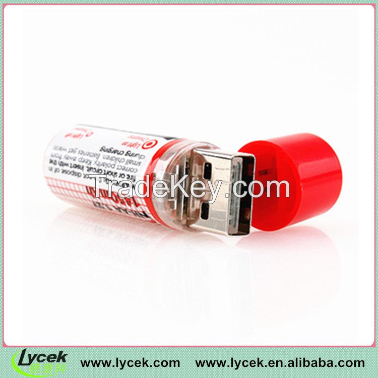 1.2V 1450mAh rechargeable usb battery