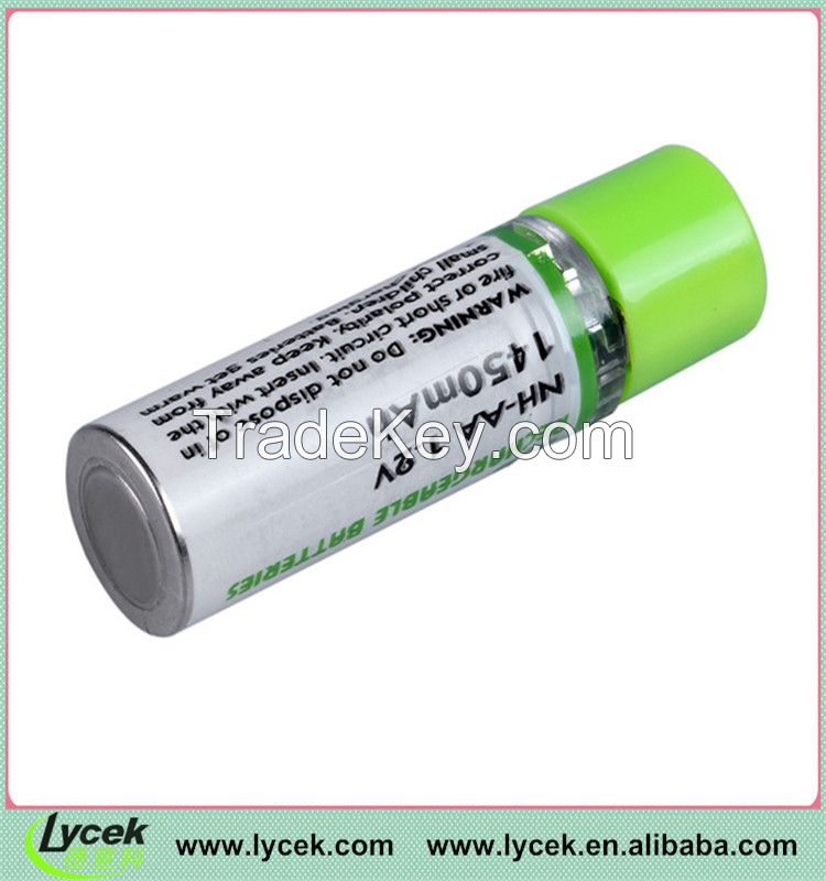 1.2V 1450mAh rechargeable usb battery for wireless mouse