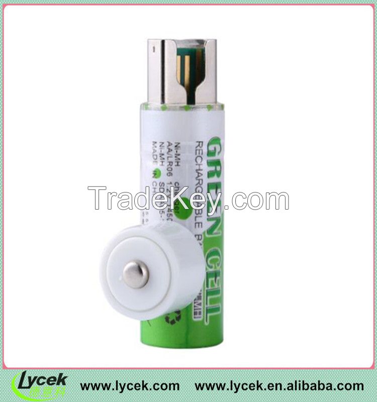 1.2V 1450mAh rechargeable usb battery for keyboard