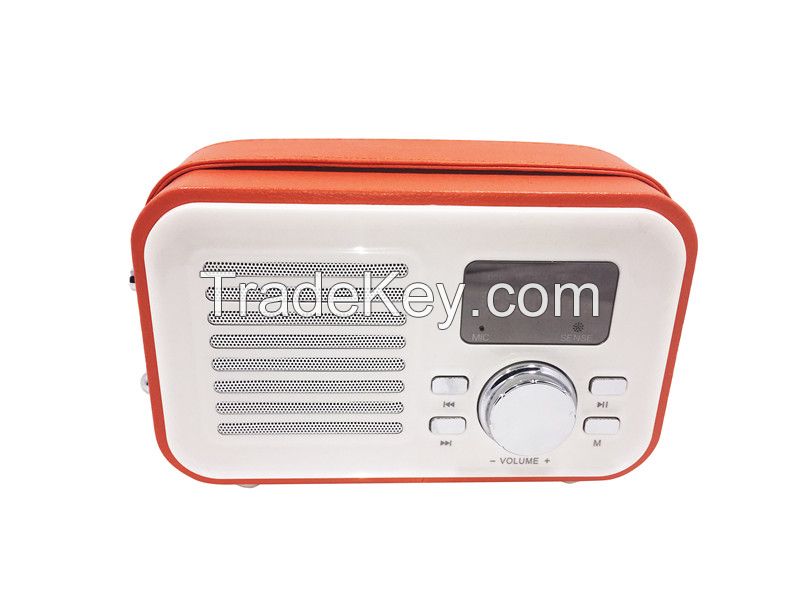 portable wireless retro bluetooth speakers with high quality bt speakers