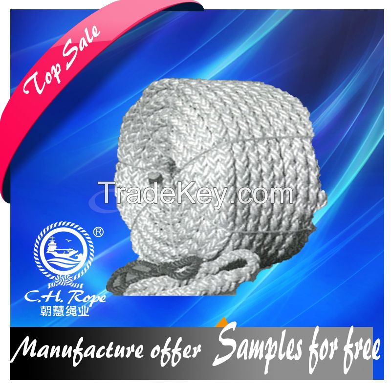 56mm high strength nylon braided rope twist wire rope