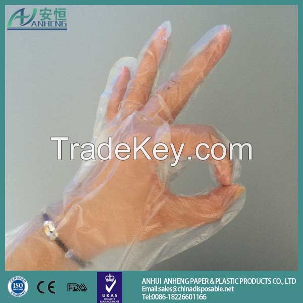 Anheng brand disposable gloves plastic gloves waterproof function disp