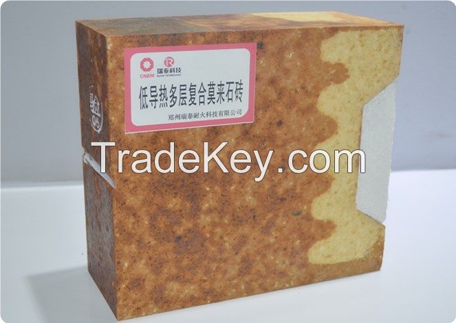 refractory materials ,Multilayer Mullite Based Brick with Reduced Thermal Conductivity