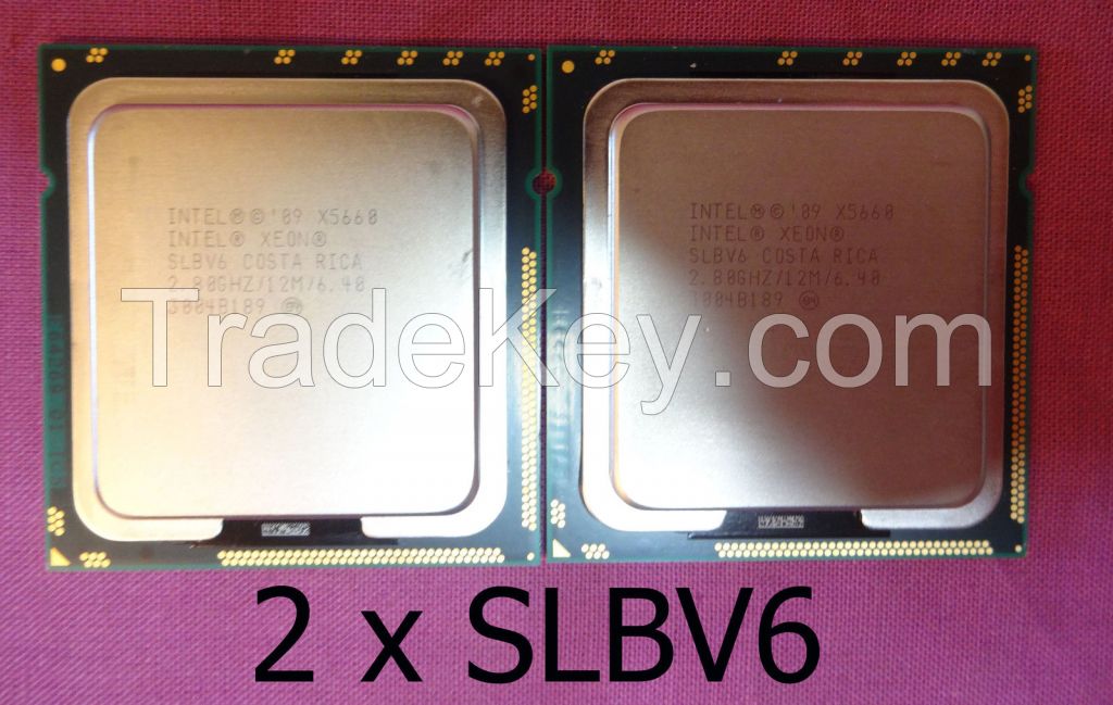 Intel SLBV6 Xeon X5660 6 Core 2.80GHz/12M/6.40GT/S Socket 1366 Processor CPU