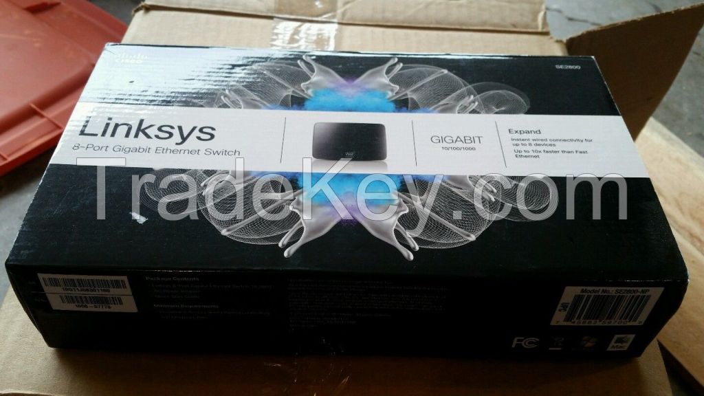 Cisco Linksys SE2800 8-Port Gigabit 10/100/1000 Ethernet Switch