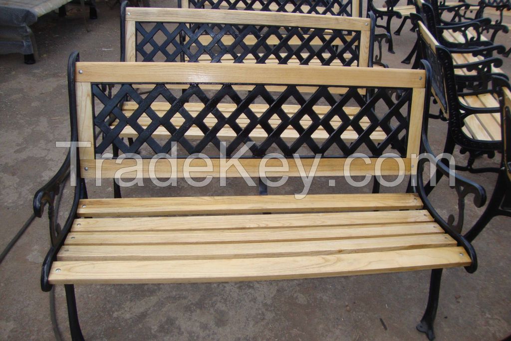 Outdoor garden bench