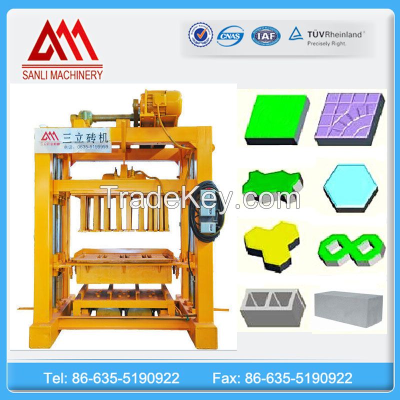 China products QTJ 4-40 concrete brick making machine