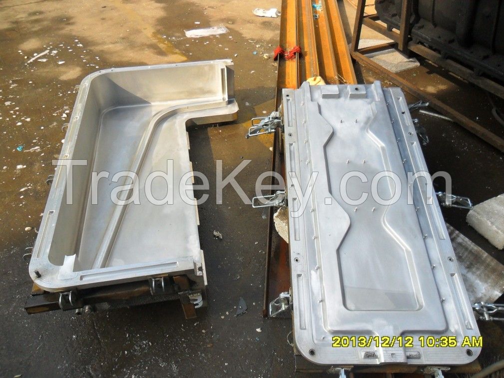 aluminum A356 CNC processed rotational  mold