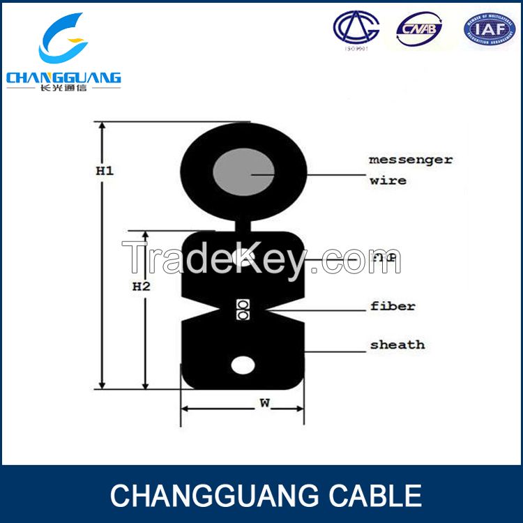 Self-supporting Bow-type drop cable GJYXFCH China factory Changguang communication