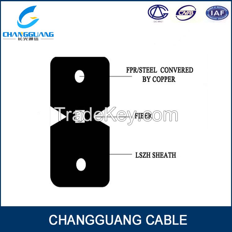 Bow-type drop cable GJXFH from China factory Changguang communication