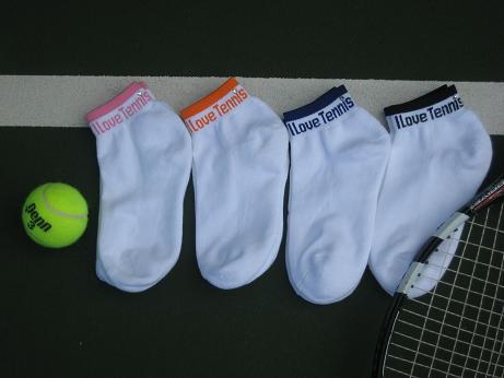 I Love Tennis socks